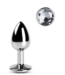 Small Stainless Steel Jewel Butt Plug