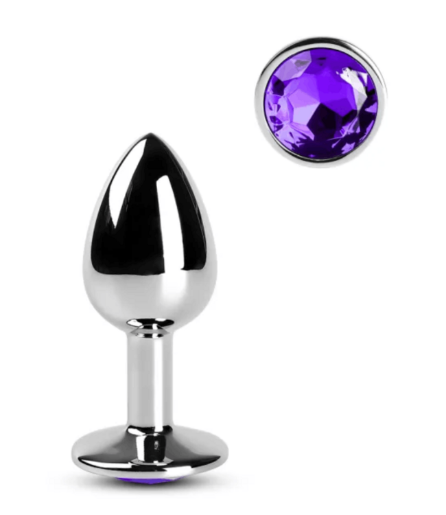 Small Stainless Steel Jewel Butt Plug