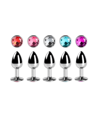 Kulla Small Stainless Steel Jewel Butt Plug