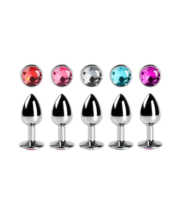 Small Stainless Steel Jewel Butt Plug