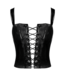 Dominae Lacefront Women's PVC Corset Top