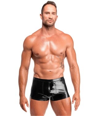Noir Handmade Voltage Men's Fetish PVC shorts