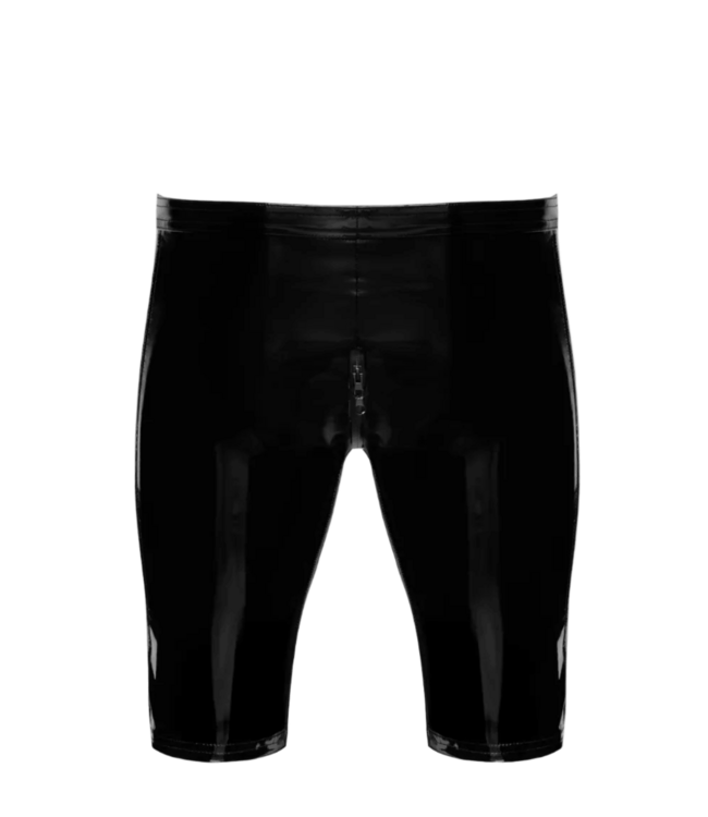 Mens Fetish PVC Biker Shorts