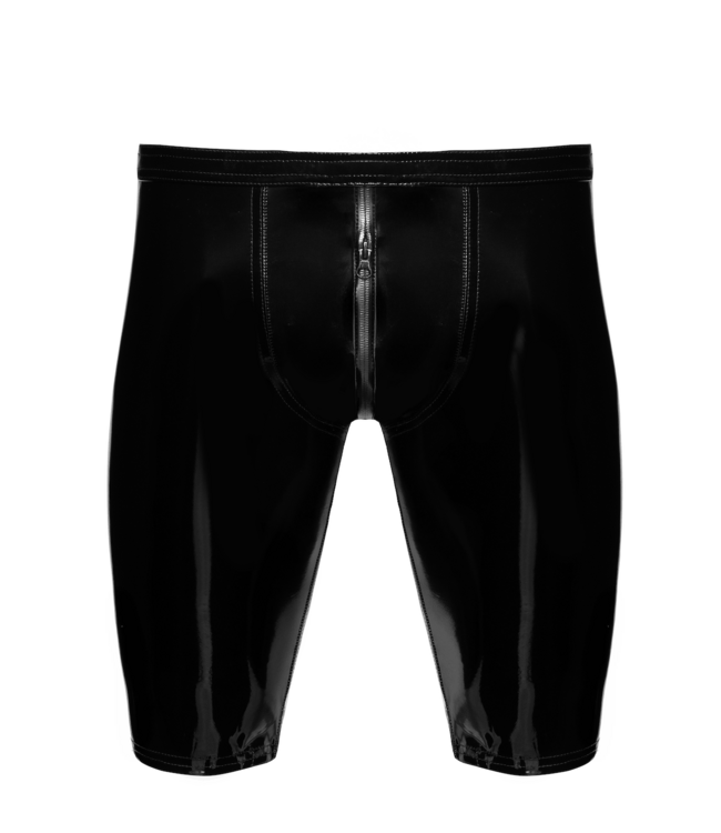 Mens Fetish PVC Biker Shorts