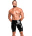 Mens Fetish PVC Biker Shorts