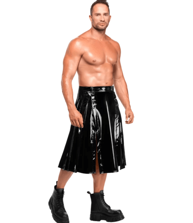 Emipre Mens Fetish PVC Kilt