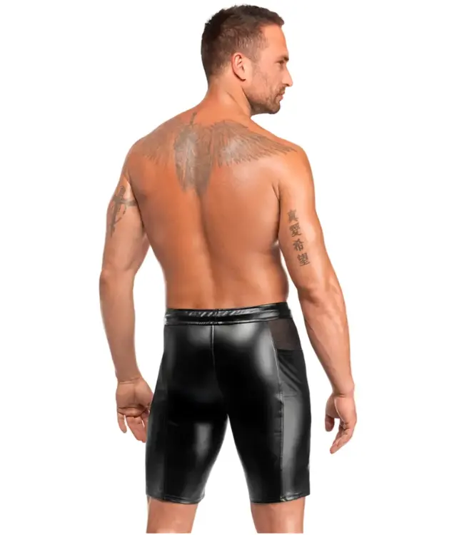 Onyx Hybrid Mens Fetish Biker Shorts