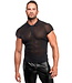 Onyx Sheer Mens Fetish Polo Shirt