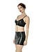 Andrea Faux Leather Spanking Mini Skirt