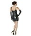 Celestra Faux Leather Dress