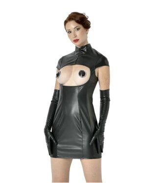 Patrice Catanzaro Zelia Faux Leather Fetish Dress