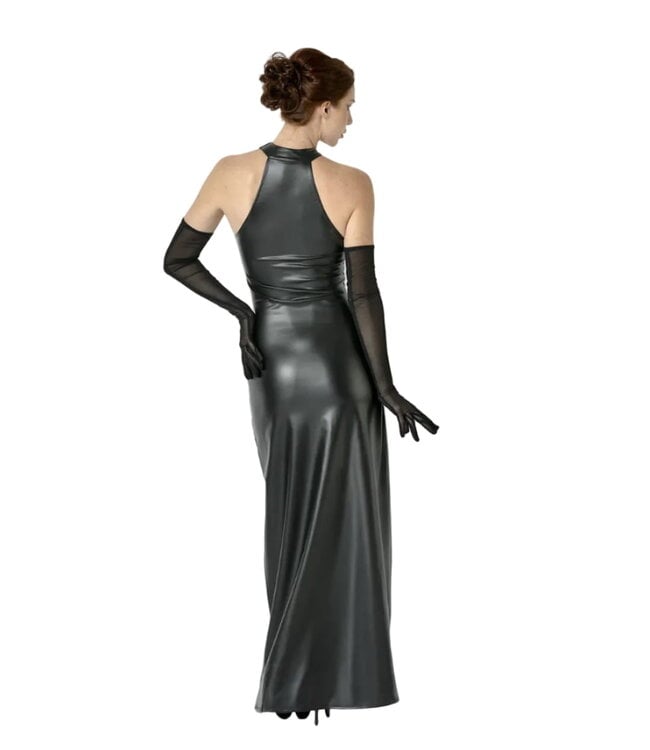 Stellaris Long Wetlook Dress