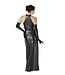 Stellaris Long Wetlook Dress
