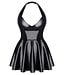 Black Fetish PVC Plunge Dress
