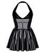 Black Fetish PVC Plunge Dress