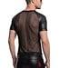 Men's Mesh Slimfit Wetlook T-Shirt