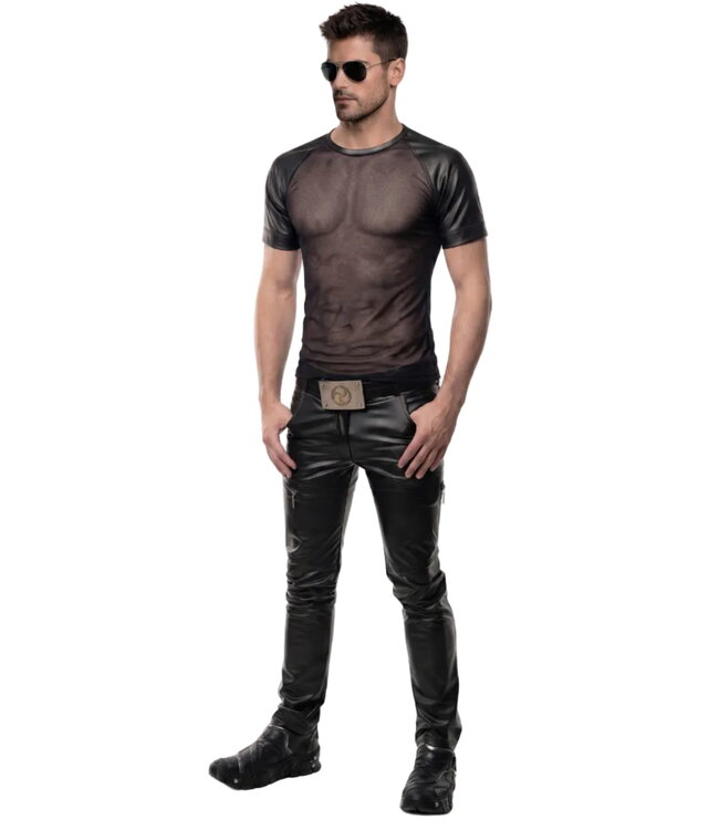 Men's Mesh Slimfit Wetlook T-Shirt