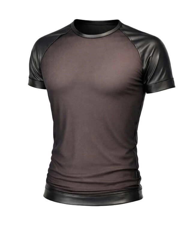 Men's Mesh Slimfit Wetlook T-Shirt