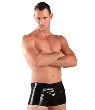 Honour Clothing Keyhole Men's Latex Boxers with Detachable Pouch