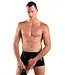 Keyhole Men's Latex Boxers with Detachable Pouch
