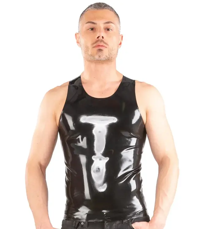 Latex Y-Back Singlet Tank Top