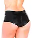 Crotch Zip Thru Booty Latex Shorts