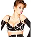 Bordello Latex Bra Black & White