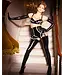 Bordello Latex Bra Black & White