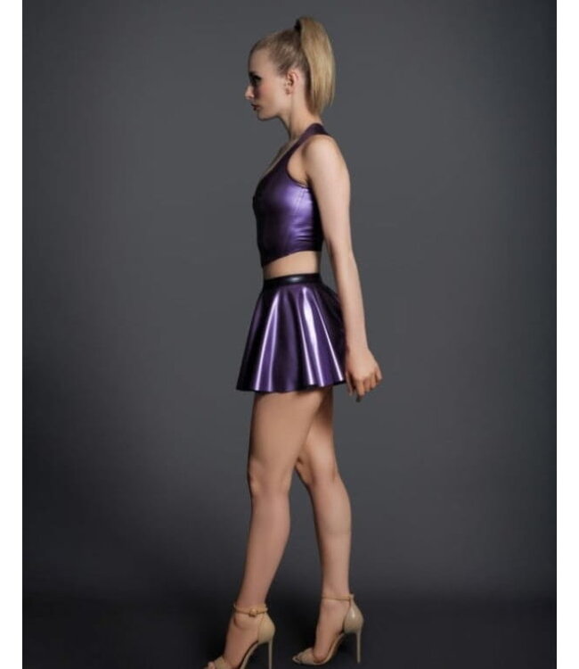 Short Circle Latex Skirts
