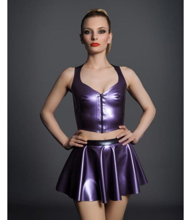 Short Circle Latex Skirts