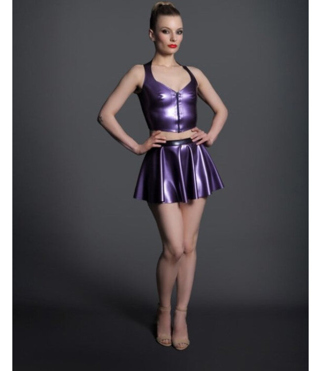 Short Circle Latex Skirts