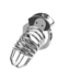 Metal Chastity Cage with an Adjustable Ring