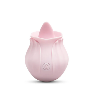 Kulla Pink Rose Tongue Licking Vibrator