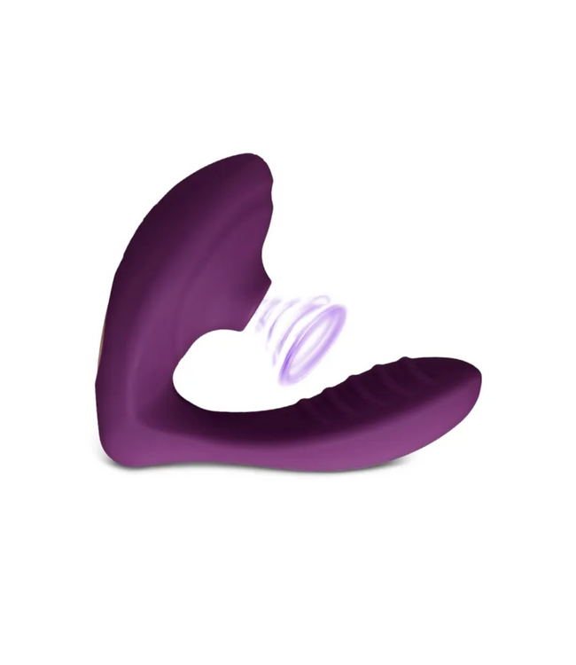 Dark Purple Clitoral Suction and G-Spot Vibrator