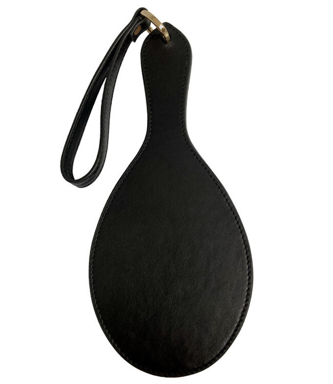 Leather Spanking Black Paddle | The Model Traitor