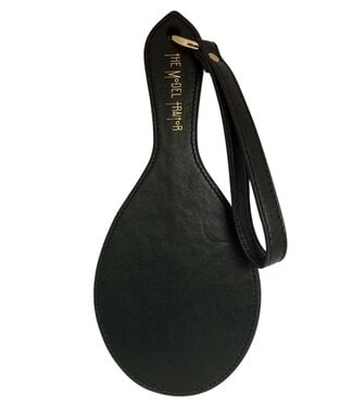 The model traitor Leather Spanking Black Paddle | The Model Traitor