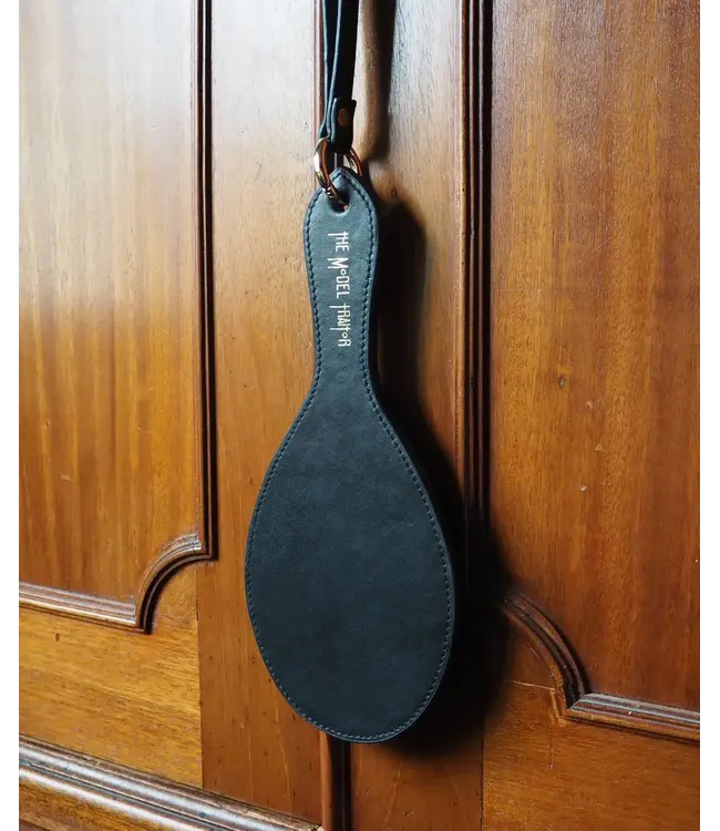 Leather Spanking Black Paddle | The Model Traitor