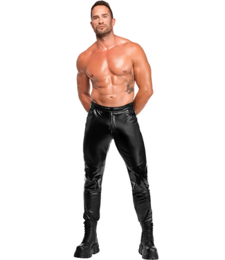 Noir Handmade Rogue Wetlook & PVC Men's Pants