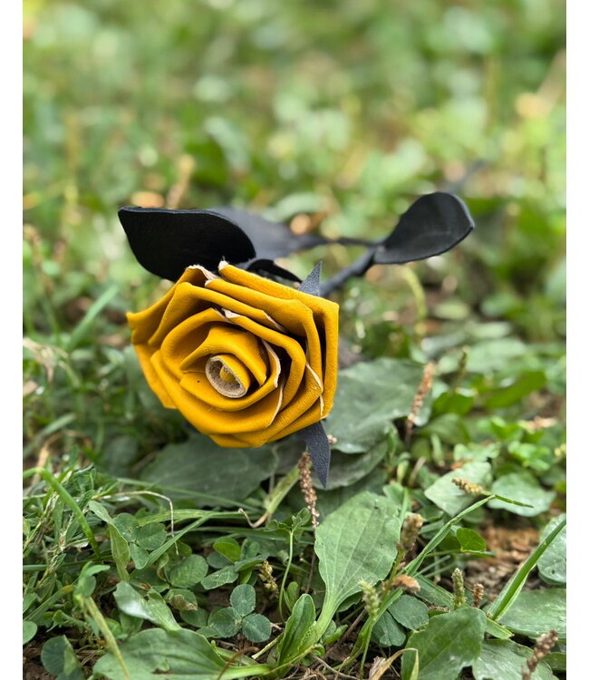 Leather Rose Flower | Kookie