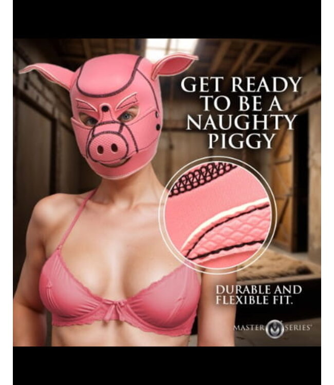 Swine Pig Neoprene Hood