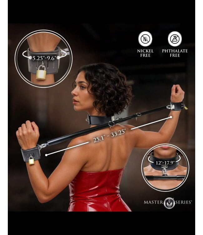 Dominion Bar Spreader Bar with Collar and Restraints