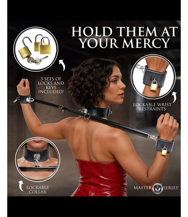 Dominion Bar Spreader Bar with Collar and Restraints