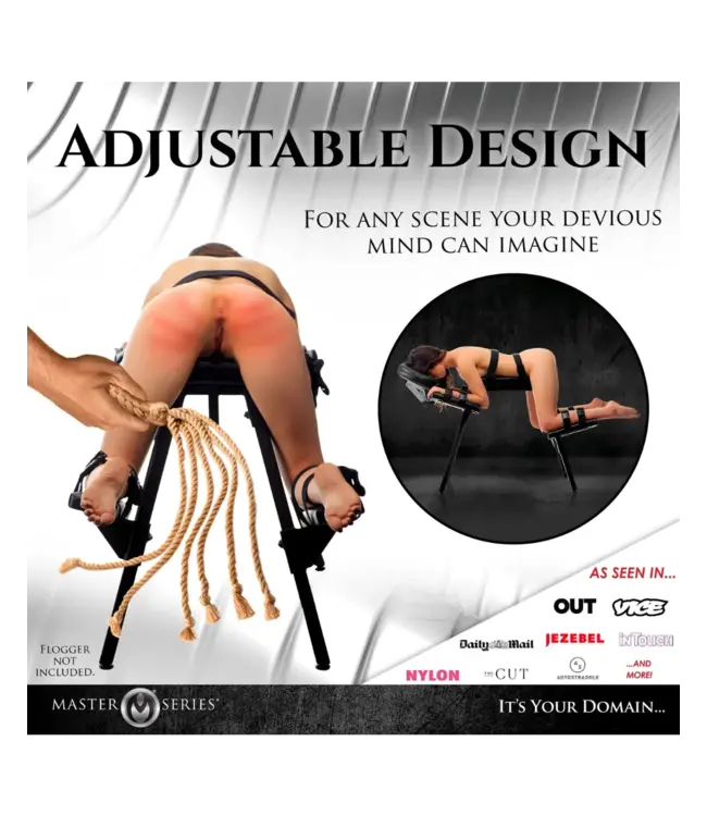 Obedience Extreme Sex Bench with Restraint Straps