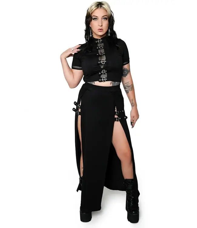 M-line Buckle Skirt