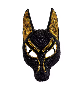 Kulla Jackal rhinestone face mask