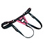 Secure Fit Strap On Leather Harness with Chrome Hardware