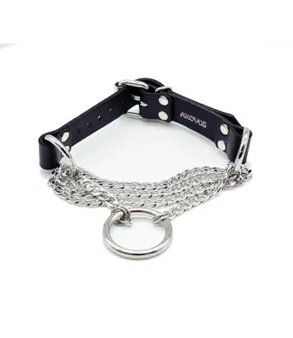 Axovus LLC Leather Chain Choke Collar