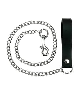 Funk Plus Leash with a leather handle 24 inch