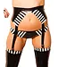 Dita Latex Briefs in Black & White