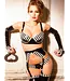 Dita Latex Briefs in Black & White